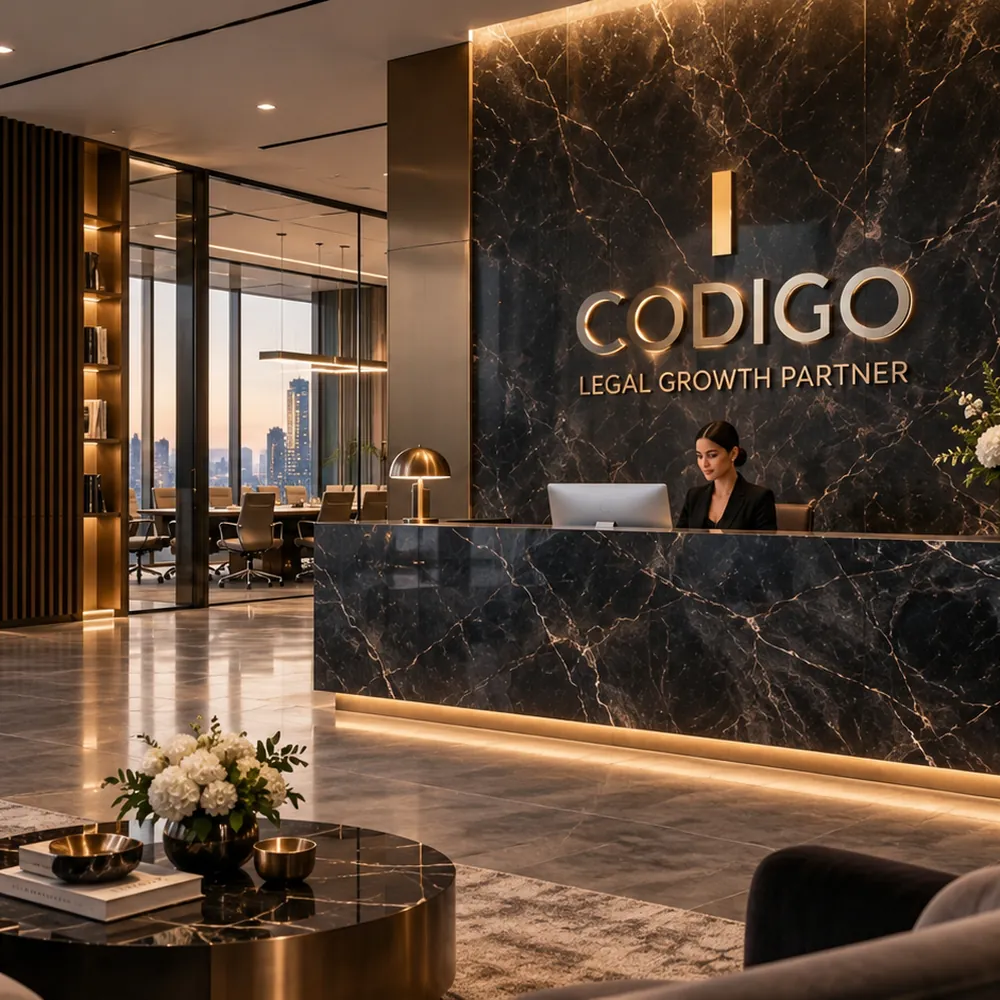 Abogados en una reunión de trabajo en su despacho